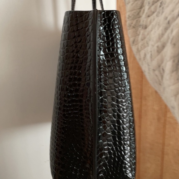 Tory Burch Croc Embossed Perry Tote - Picture 4 of 15